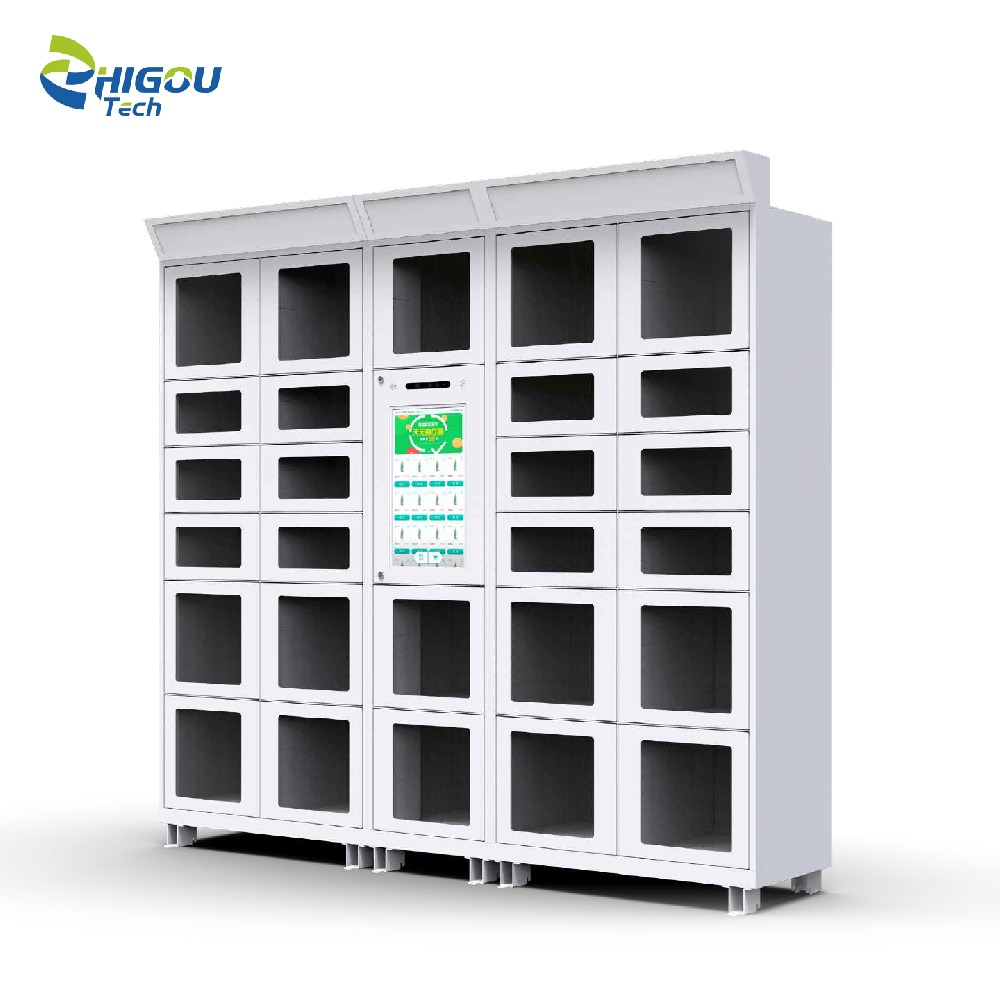 27 Grids Locker Vending Machine with 21.5'' Touchscreen