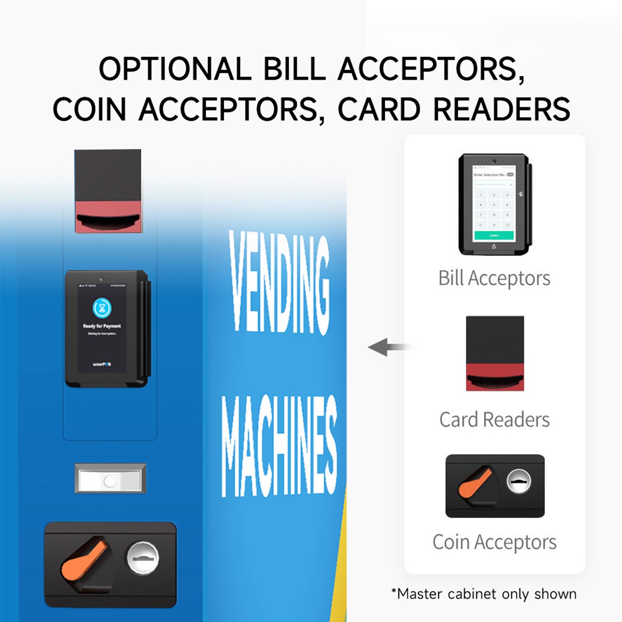 8" Touchscreen Spiral Vending Machine with 36 Slots and Multi-Payment System