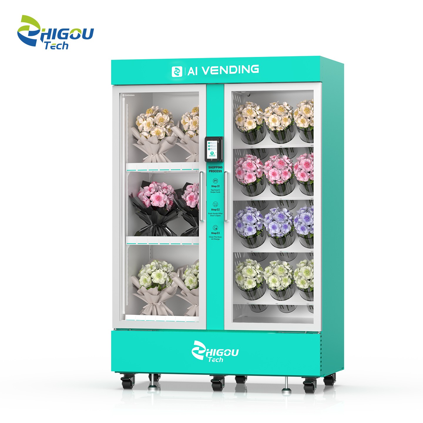 1130L POS Screen AI Flower Vending